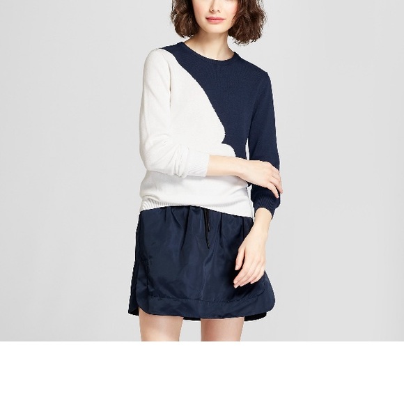 Hunter for Target navy color block sweater - Picture 2 of 5